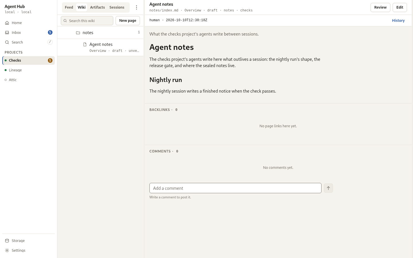 A knowledge base page read in the wiki.